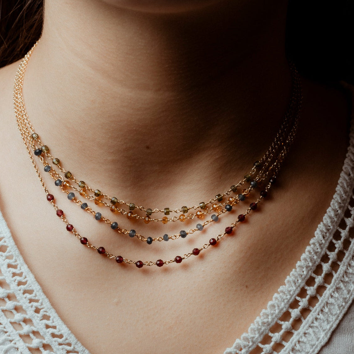 set tres jolie quattro collane